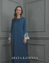 ABAYA KAVENNA (TEAL BLUE)